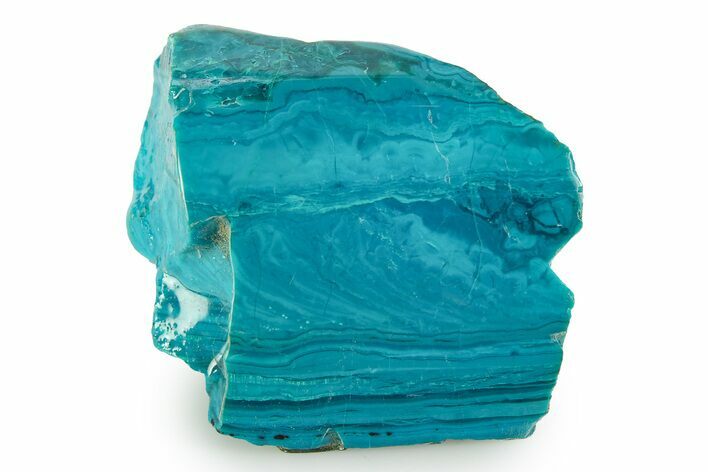 Polished Atacama Blue Opal (Chrysocolla & Opal) - Chile #352158